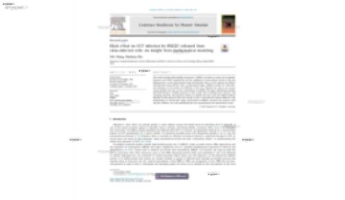 Block effect on HCV infection by HMGB1 released fromvirus-infected cells: An insight from mathematical modeling